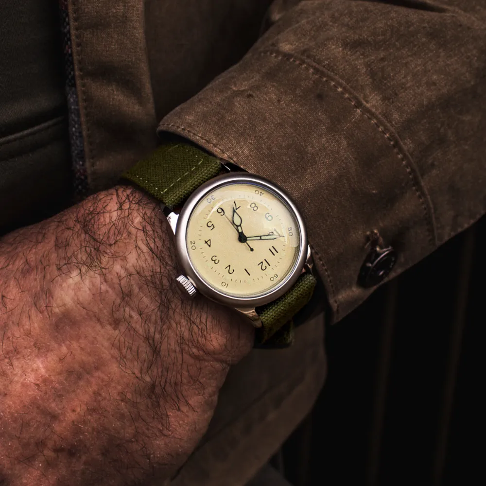 Service Watch - White Canvas