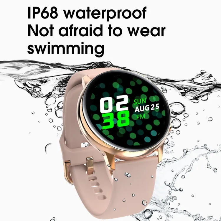 SG2 1.2 inch AMOLED Screen Smart Watch, IP68 Waterproof, Support Music Control / Bluetooth Photograph / Heart Rate Monitor / Blood Pressure Monitoring(Gold)