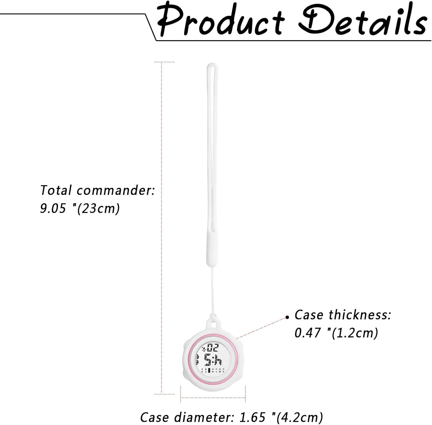 Silicone Digital Clip Fob Watch: Pocket Hanging Lapel Clip-On Watches Nurse Doctor Women Portable Waterproof Lapel Lanyard Watch Calendar Clock Stopwatch