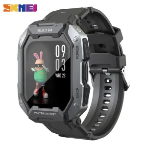 SKMEI 380mAh Swimming Smartwatch 1.71 inch IP68 Waterproof Heart Rate Monitor Pedometer Sports Smart Watch Men for android ios