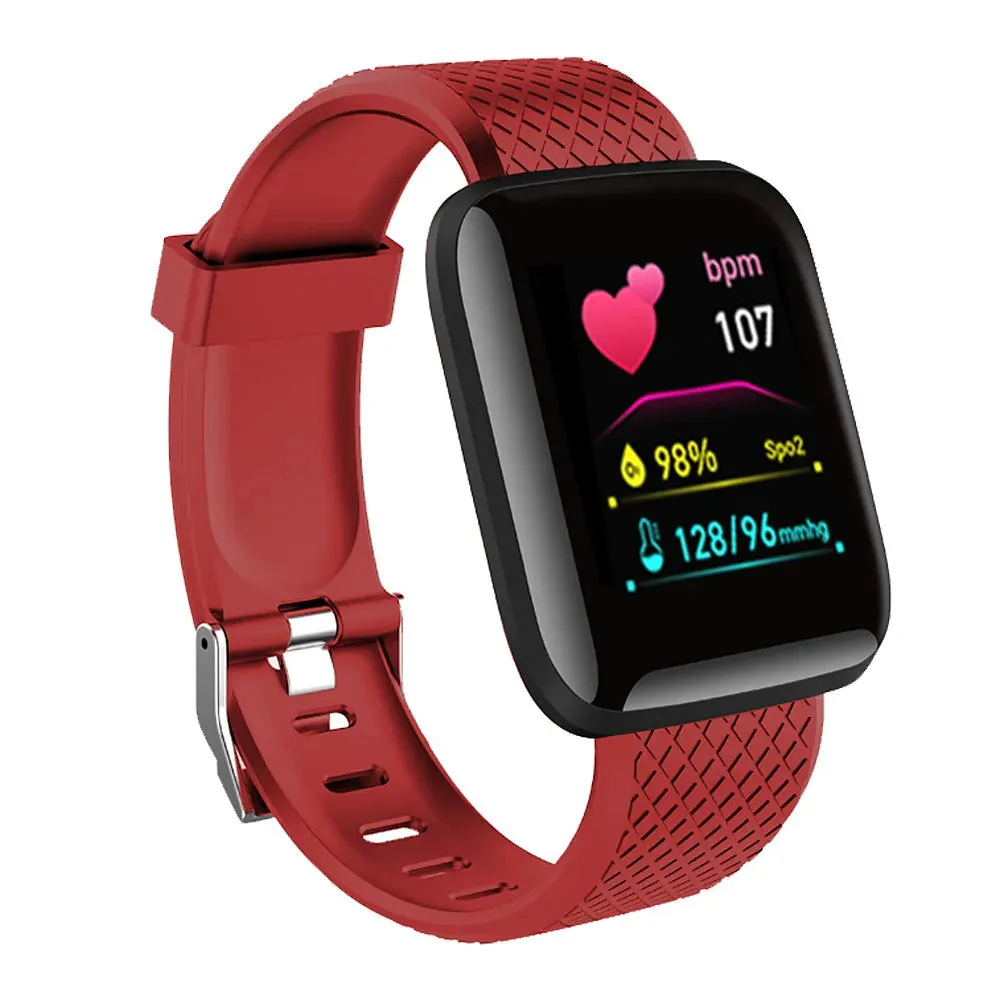 Smart Fitness Tracker Watch with Heart Rate Monitor