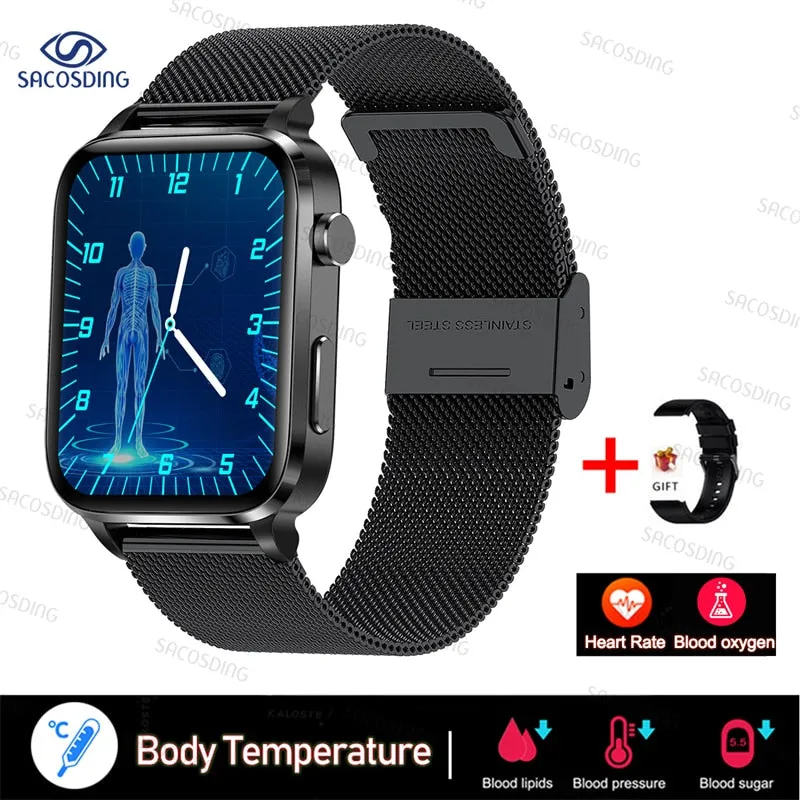 Smart Watch Men Laser Treatment Three High ECG PPG Heart Rate Blood Pressure Health Tracker Smart Watch For Huawei Xiaomi Gift