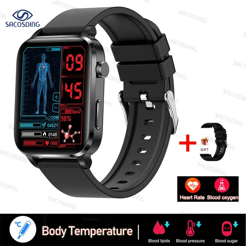 Smart Watch Men Laser Treatment Three High ECG PPG Heart Rate Blood Pressure Health Tracker Smart Watch For Huawei Xiaomi Gift