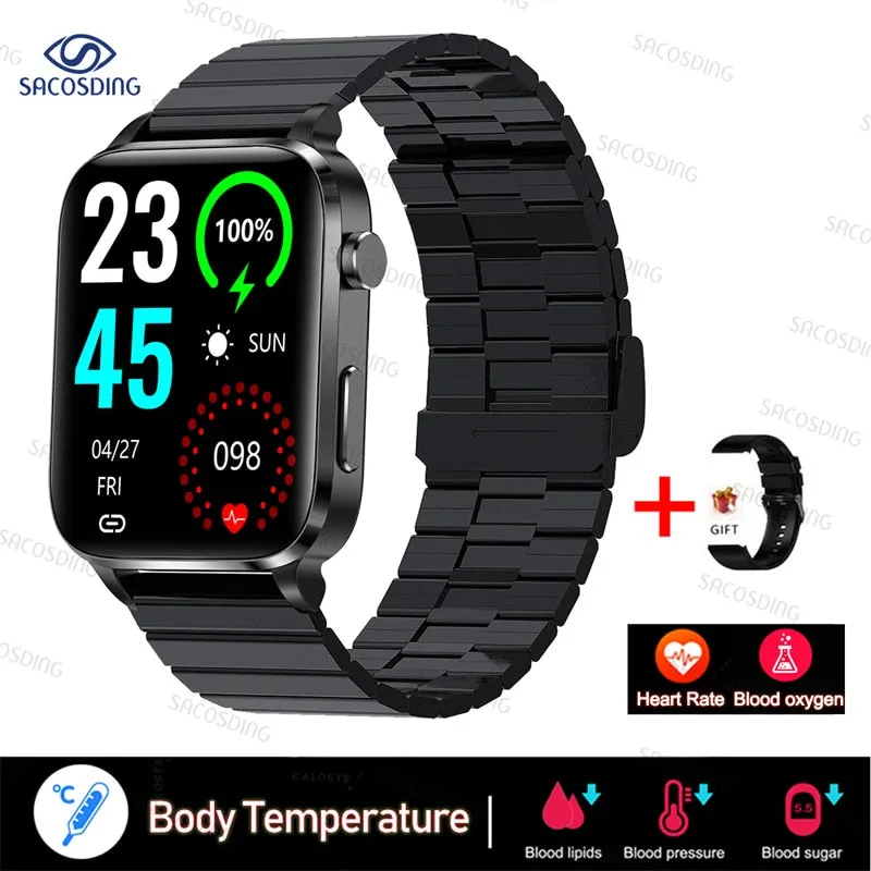 Smart Watch Men Laser Treatment Three High ECG PPG Heart Rate Blood Pressure Health Tracker Smart Watch For Huawei Xiaomi Gift