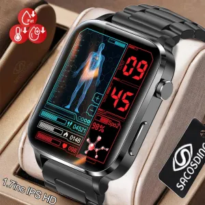 Smart Watch Men Laser Treatment Three High ECG PPG Heart Rate Blood Pressure Health Tracker Smart Watch For Huawei Xiaomi Gift