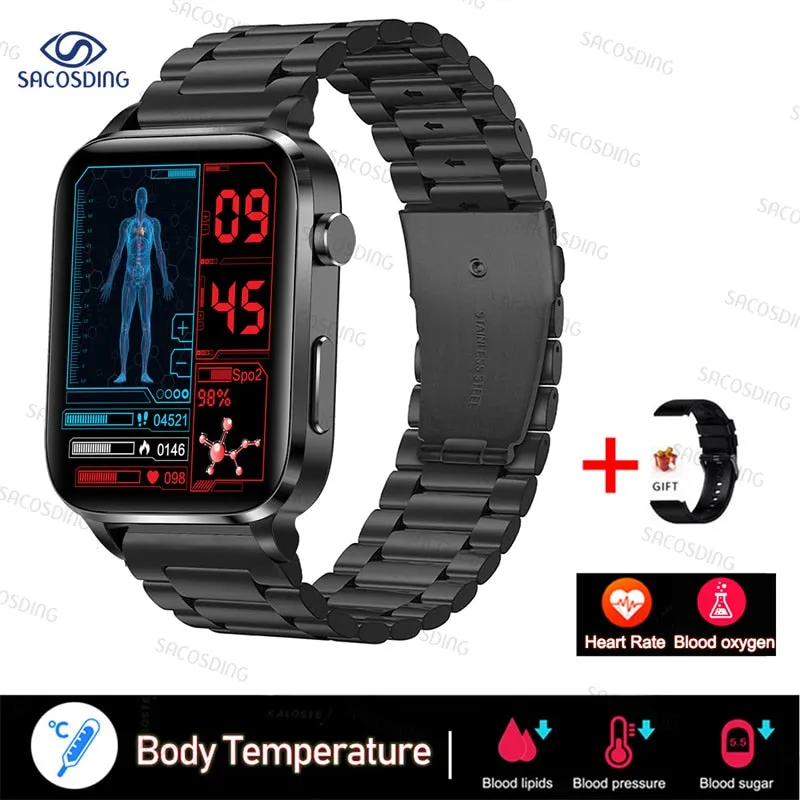 Smart Watch Men Laser Treatment Three High ECG PPG Heart Rate Blood Pressure Health Tracker Smart Watch For Huawei Xiaomi Gift
