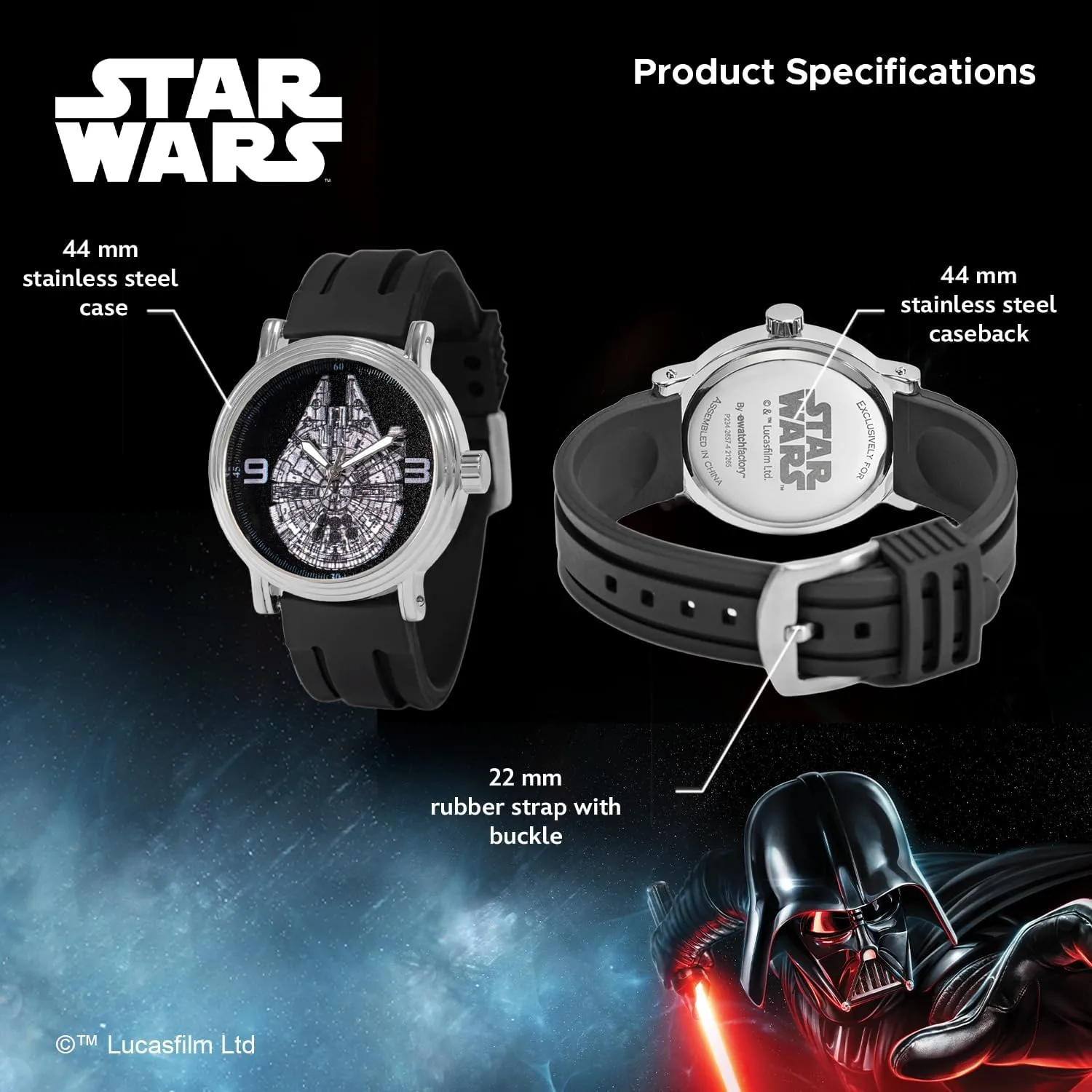 Star Wars Adult Vintage Analog Quartz Watch