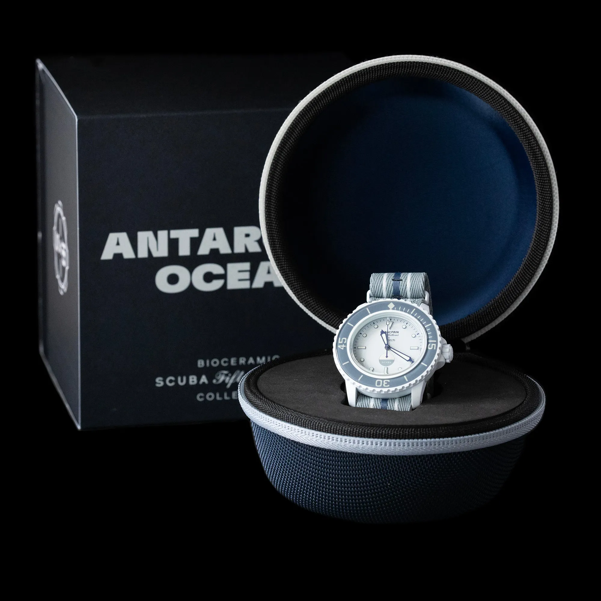Swatch x Blancpain - 2023 Scuba Fifty Fathoms 'Antarctic Ocean'