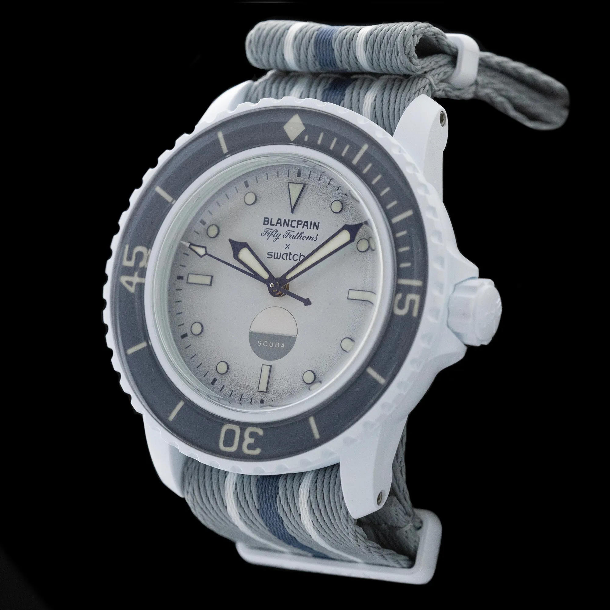 Swatch x Blancpain - 2023 Scuba Fifty Fathoms 'Antarctic Ocean'