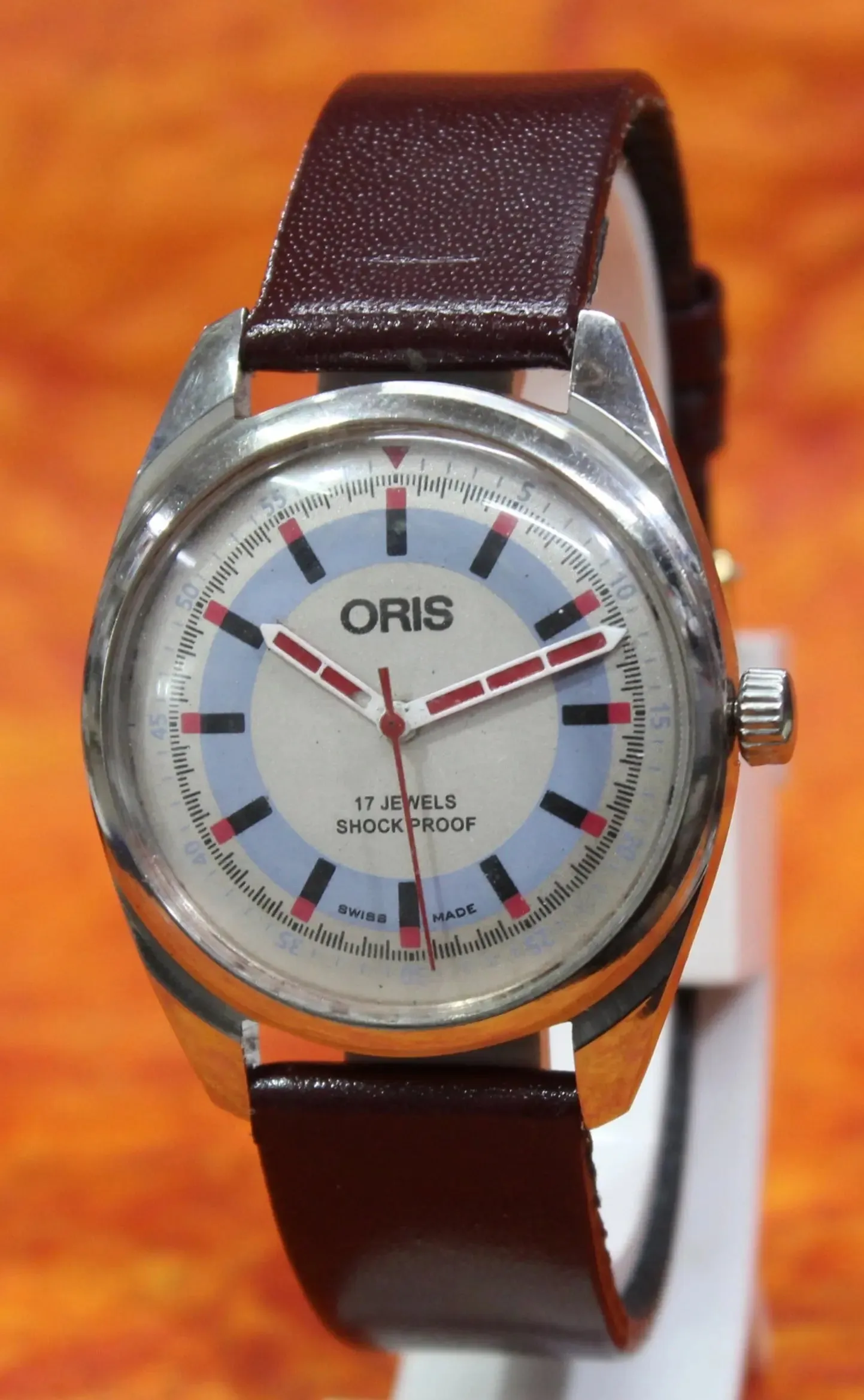 Swiss Made Vintage Oris 17 Jewels ST96 Mechanical Hand Wind Men's Wristwatch