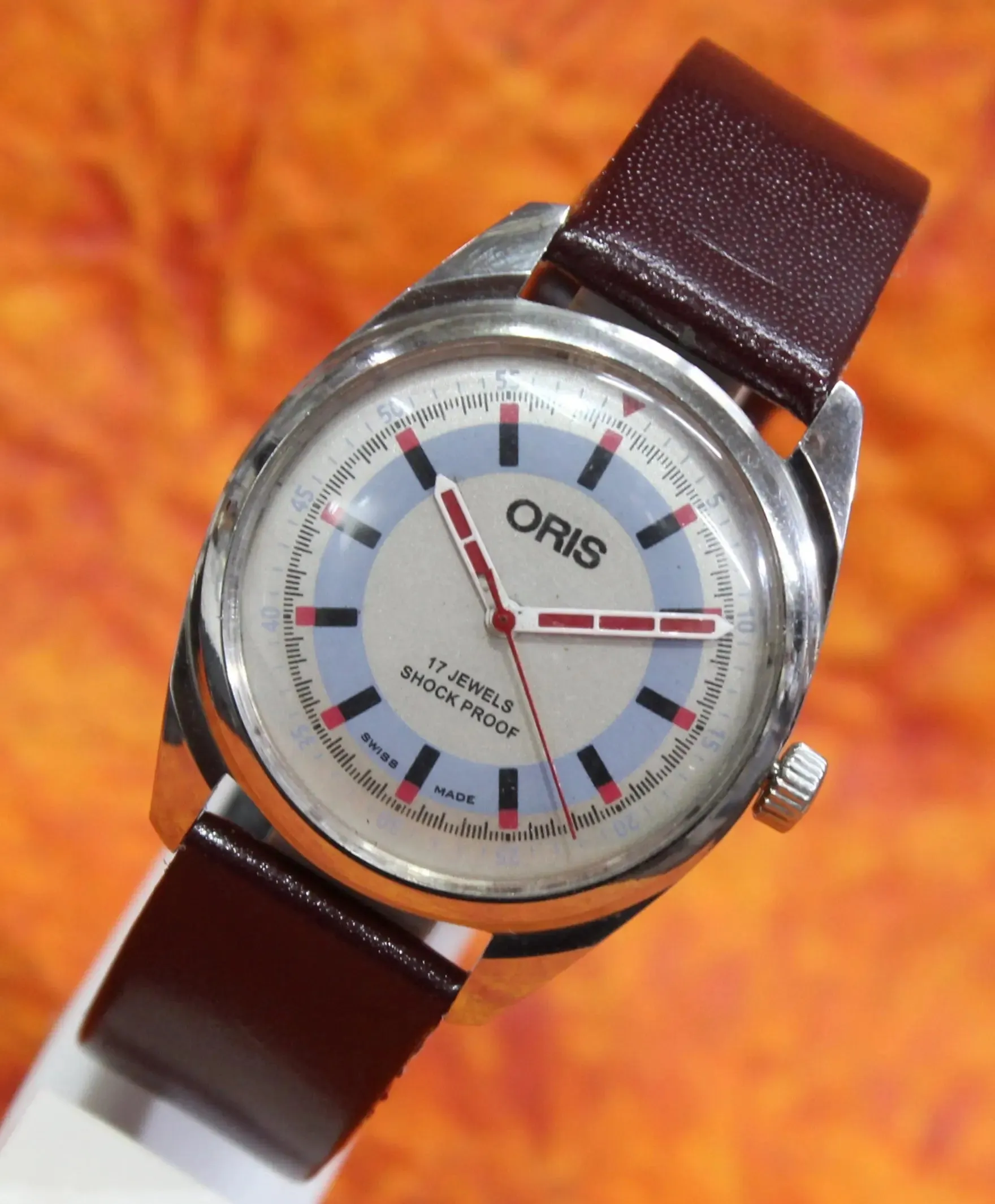 Swiss Made Vintage Oris 17 Jewels ST96 Mechanical Hand Wind Men's Wristwatch