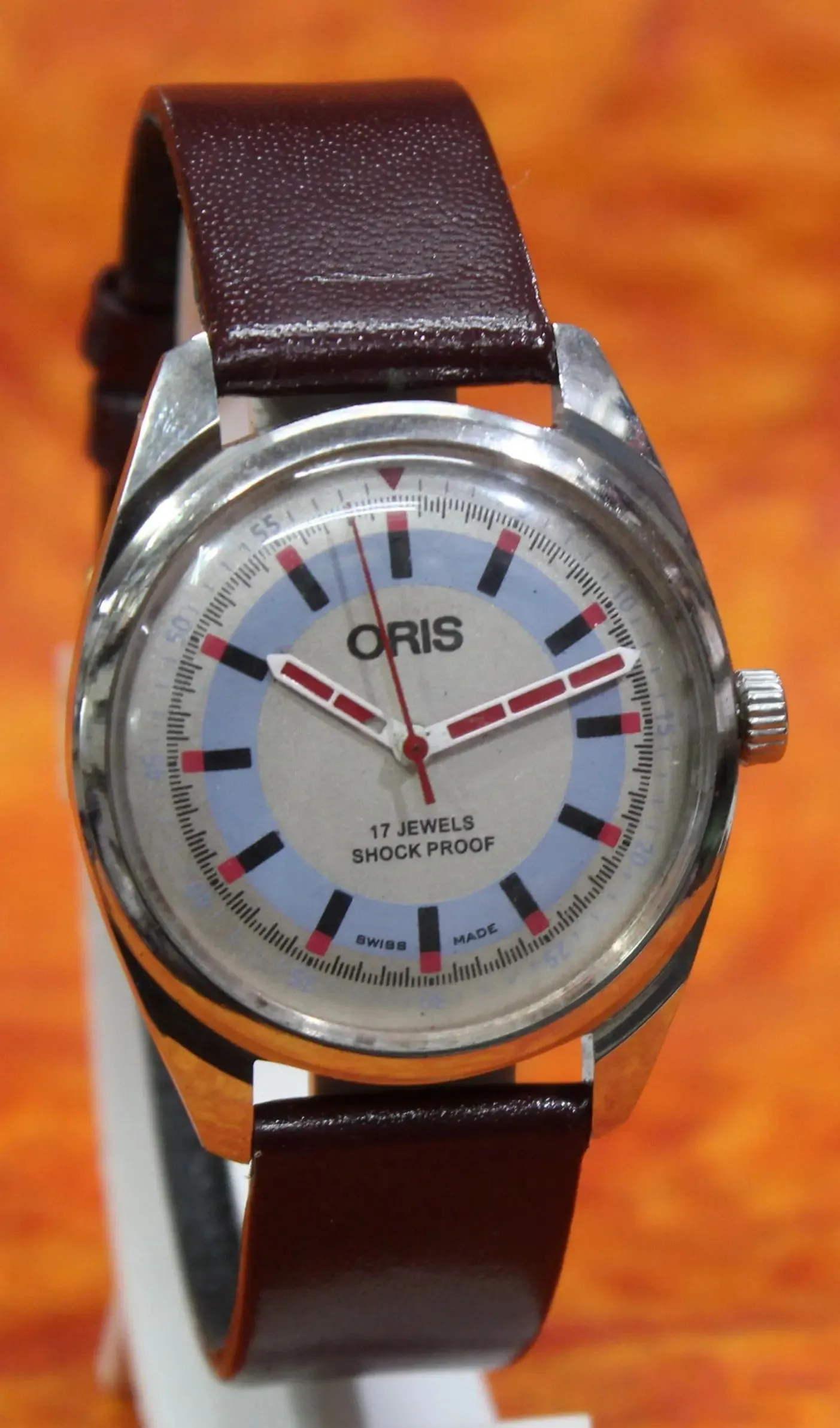 Swiss Made Vintage Oris 17 Jewels ST96 Mechanical Hand Wind Men's Wristwatch