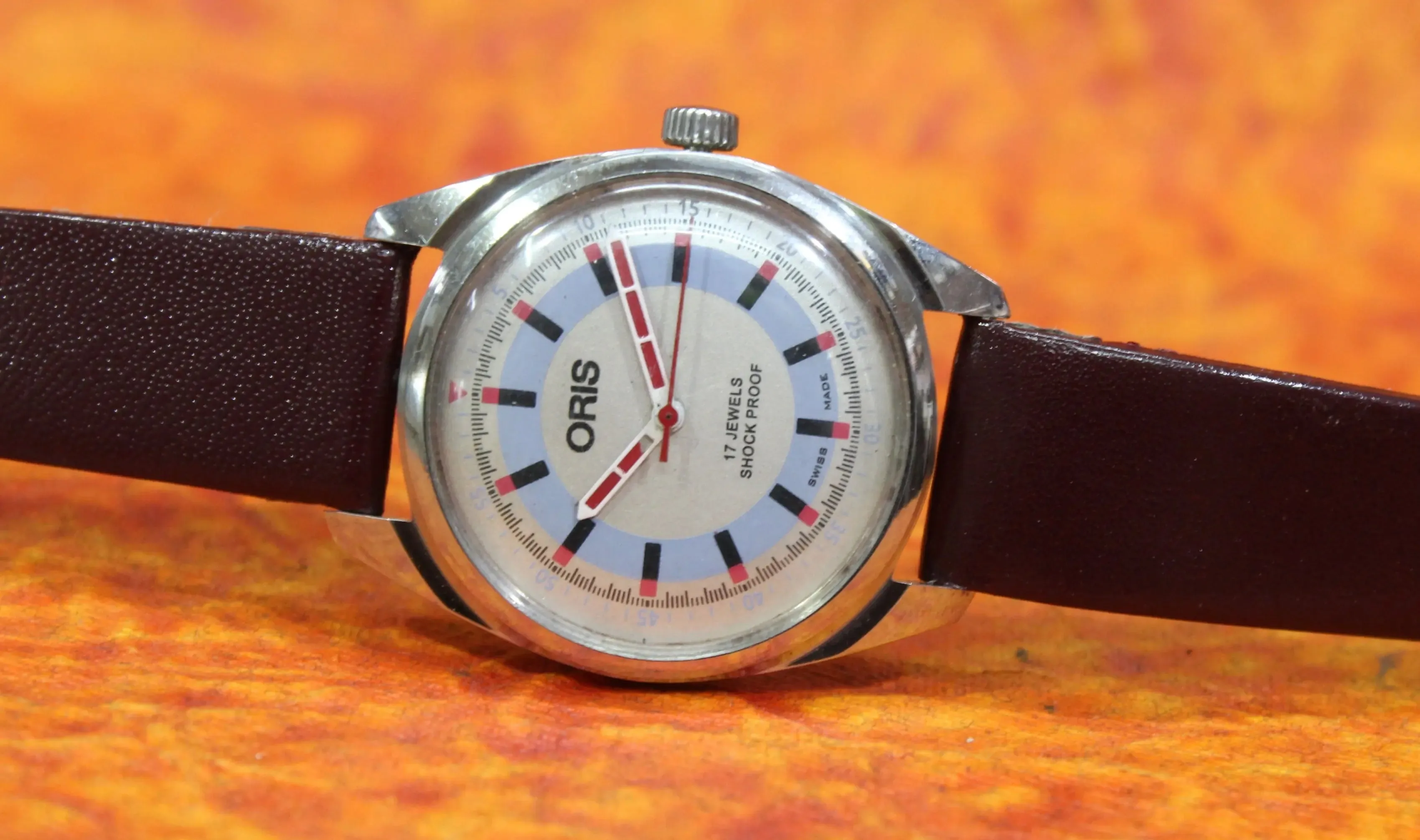 Swiss Made Vintage Oris 17 Jewels ST96 Mechanical Hand Wind Men's Wristwatch
