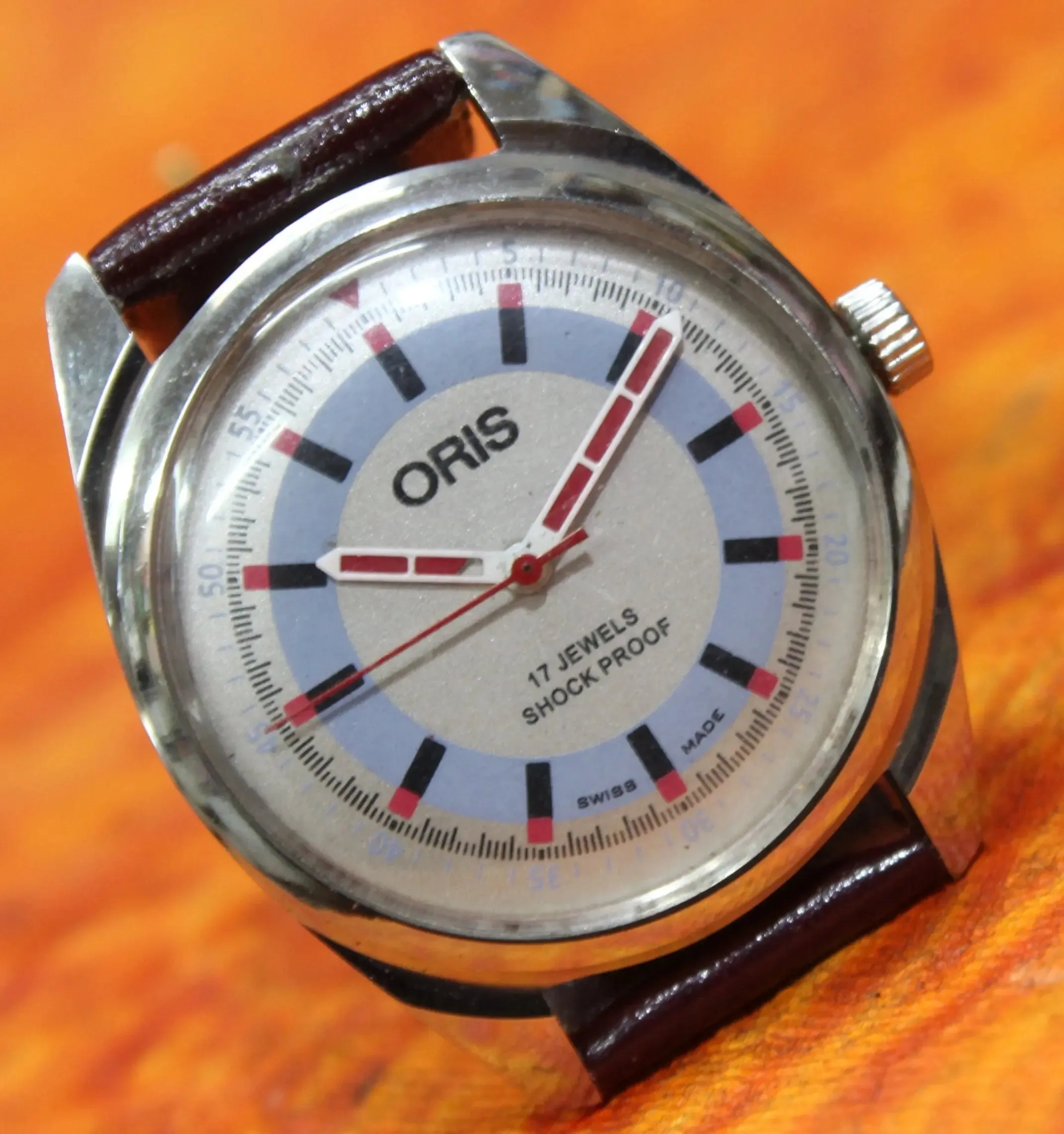 Swiss Made Vintage Oris 17 Jewels ST96 Mechanical Hand Wind Men's Wristwatch