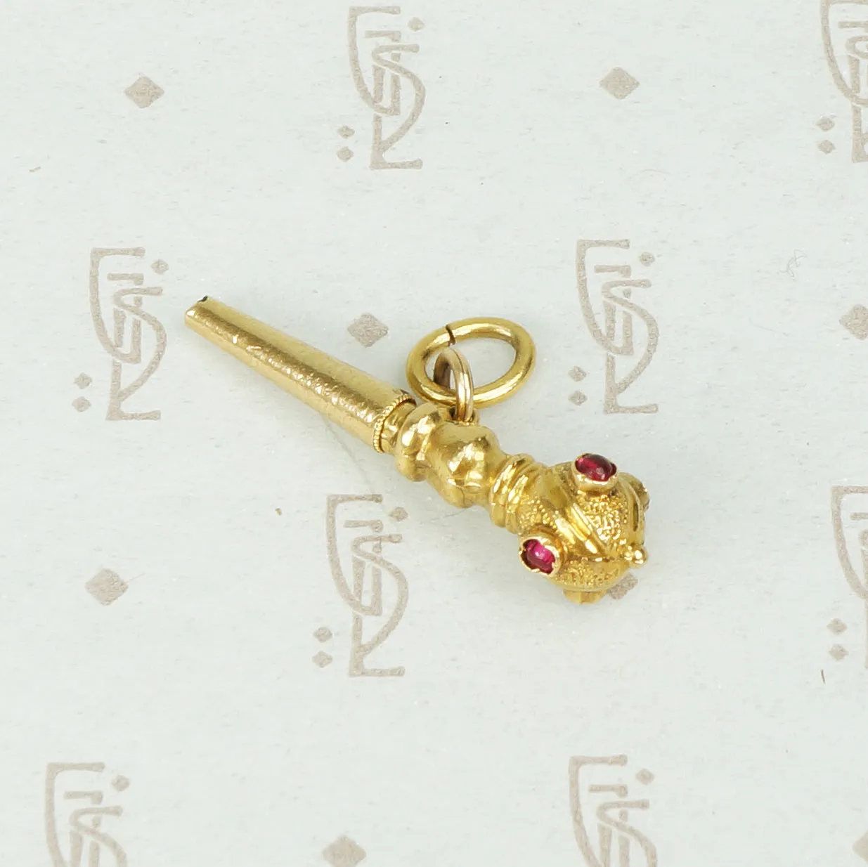 The Tiny 18k Scepter Watch Key Fob