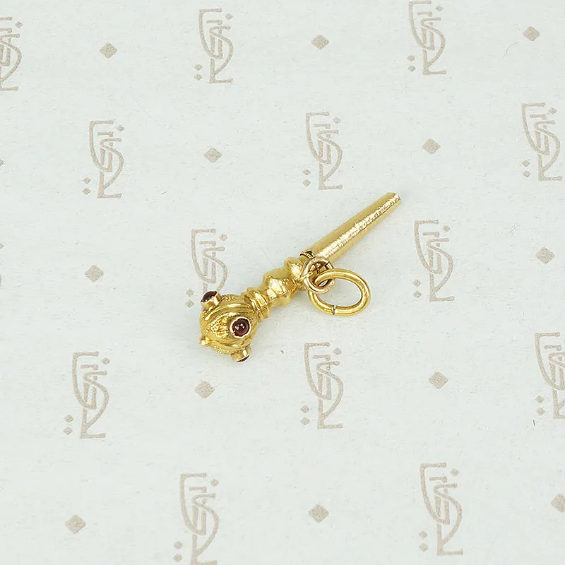 The Tiny 18k Scepter Watch Key Fob