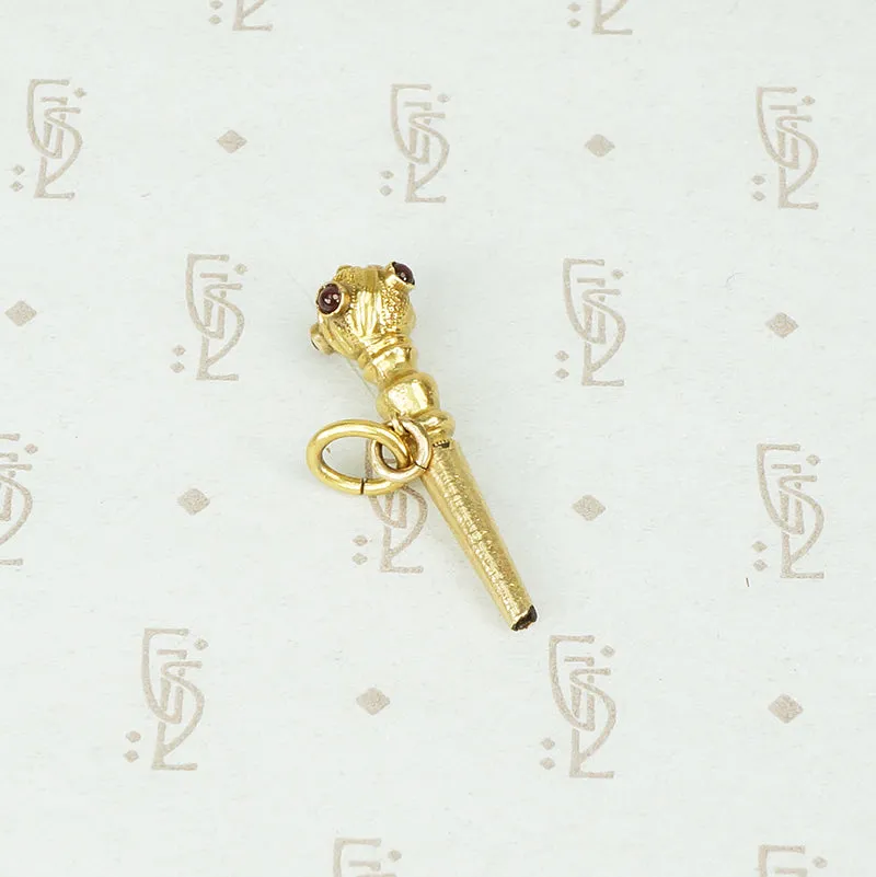 The Tiny 18k Scepter Watch Key Fob