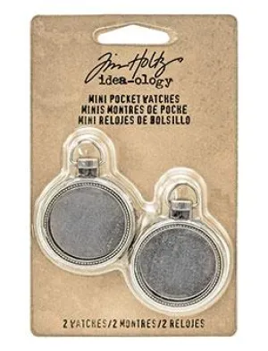 Tim Holtz® Idea-ology Findings - Mini Pocketwatches