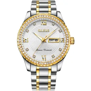 Timeless Luxury Men's Golden Quartz Watch