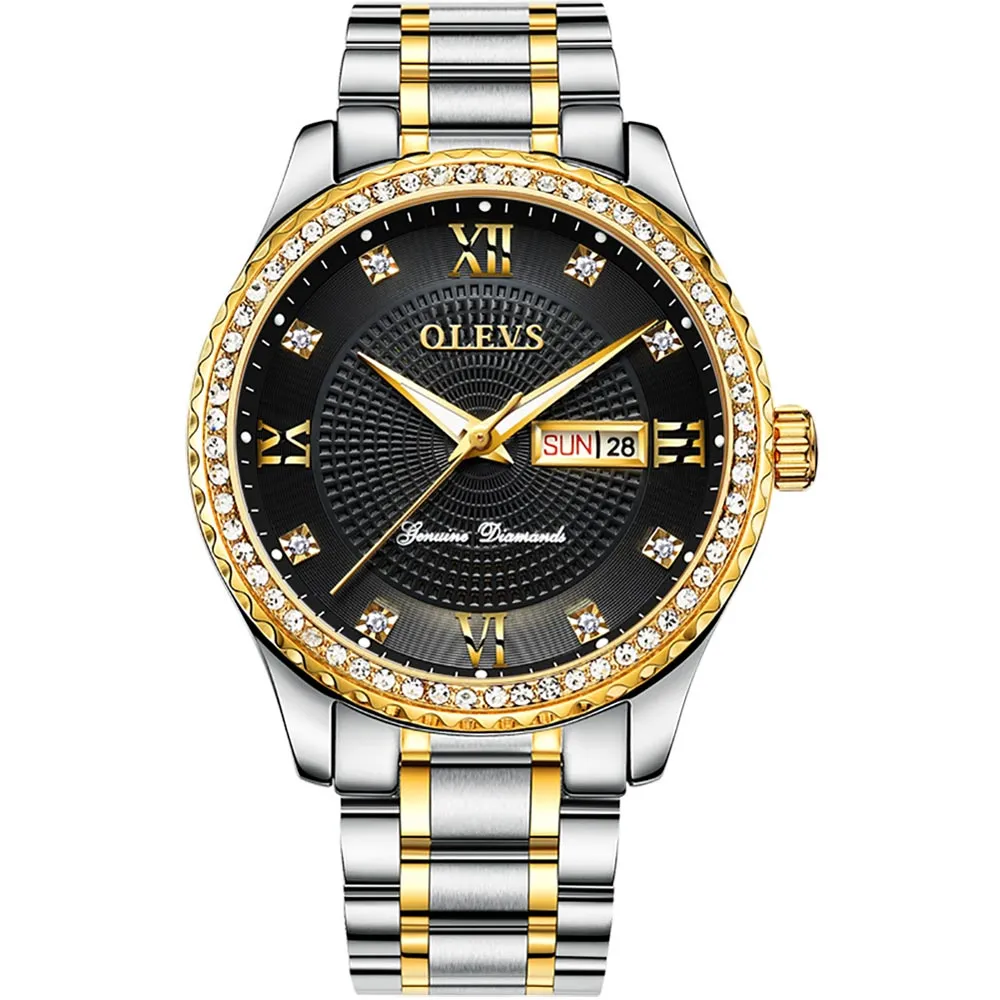 Timeless Luxury Men's Golden Quartz Watch