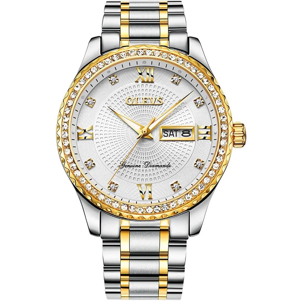 Timeless Luxury Men's Golden Quartz Watch