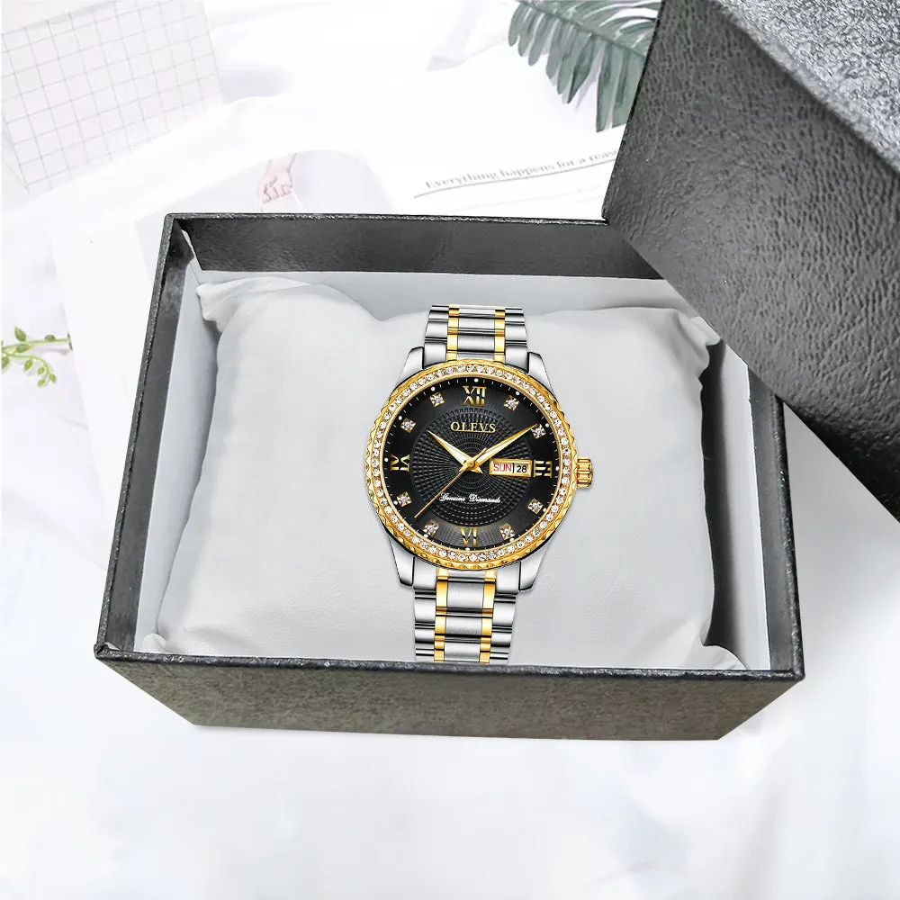 Timeless Luxury Men's Golden Quartz Watch