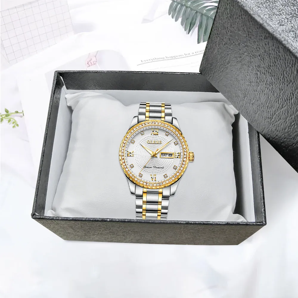 Timeless Luxury Men's Golden Quartz Watch