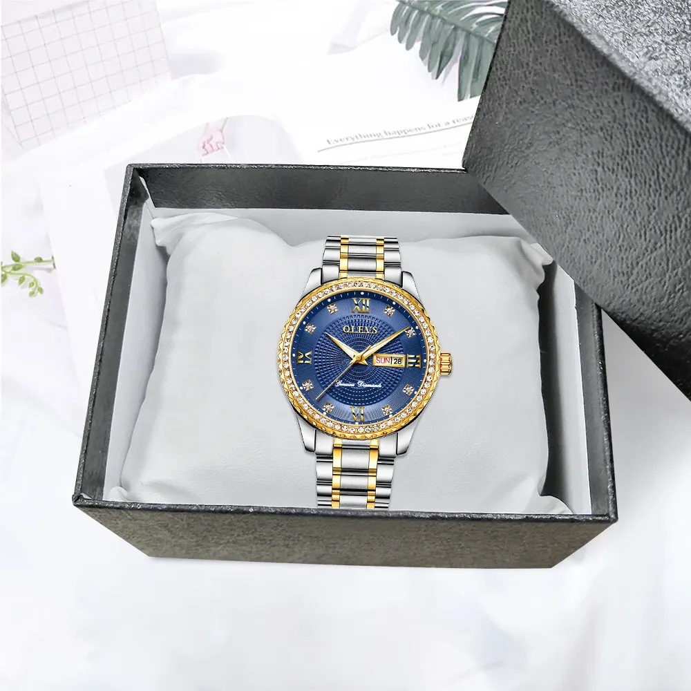 Timeless Luxury Men's Golden Quartz Watch