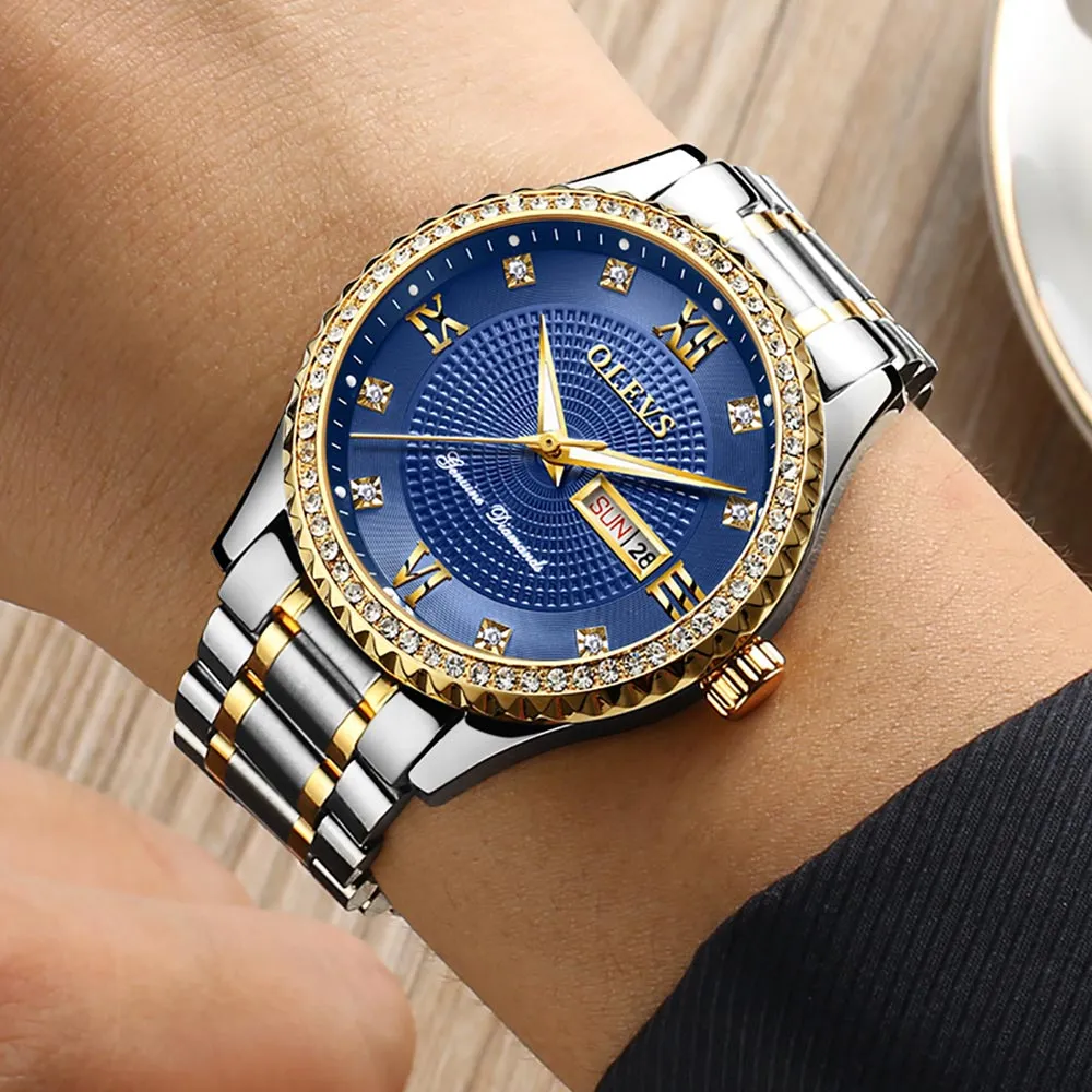Timeless Luxury Men's Golden Quartz Watch