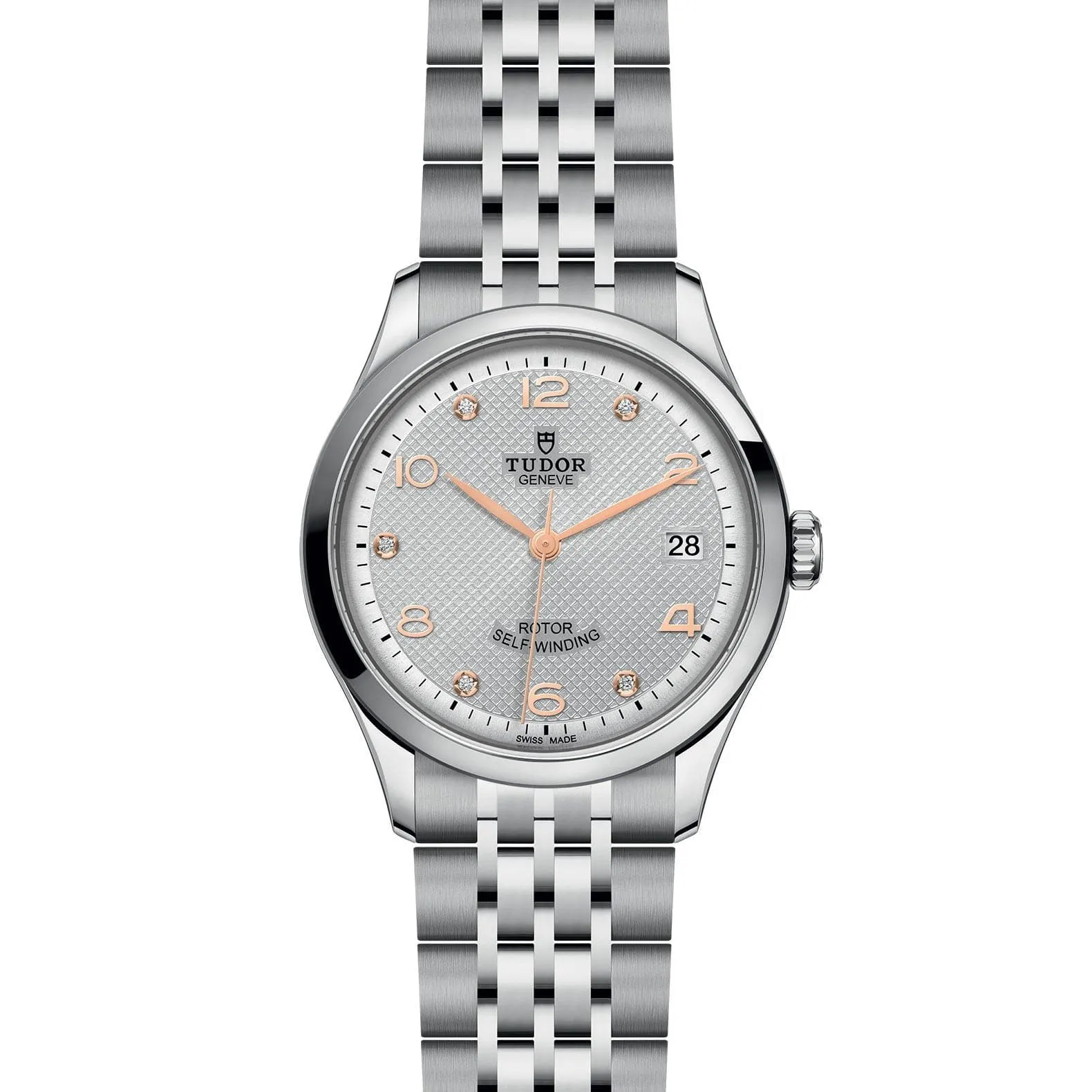 TUDOR 1926 36mm Steel Gray Diamond Dial Watch - M91450-0003
