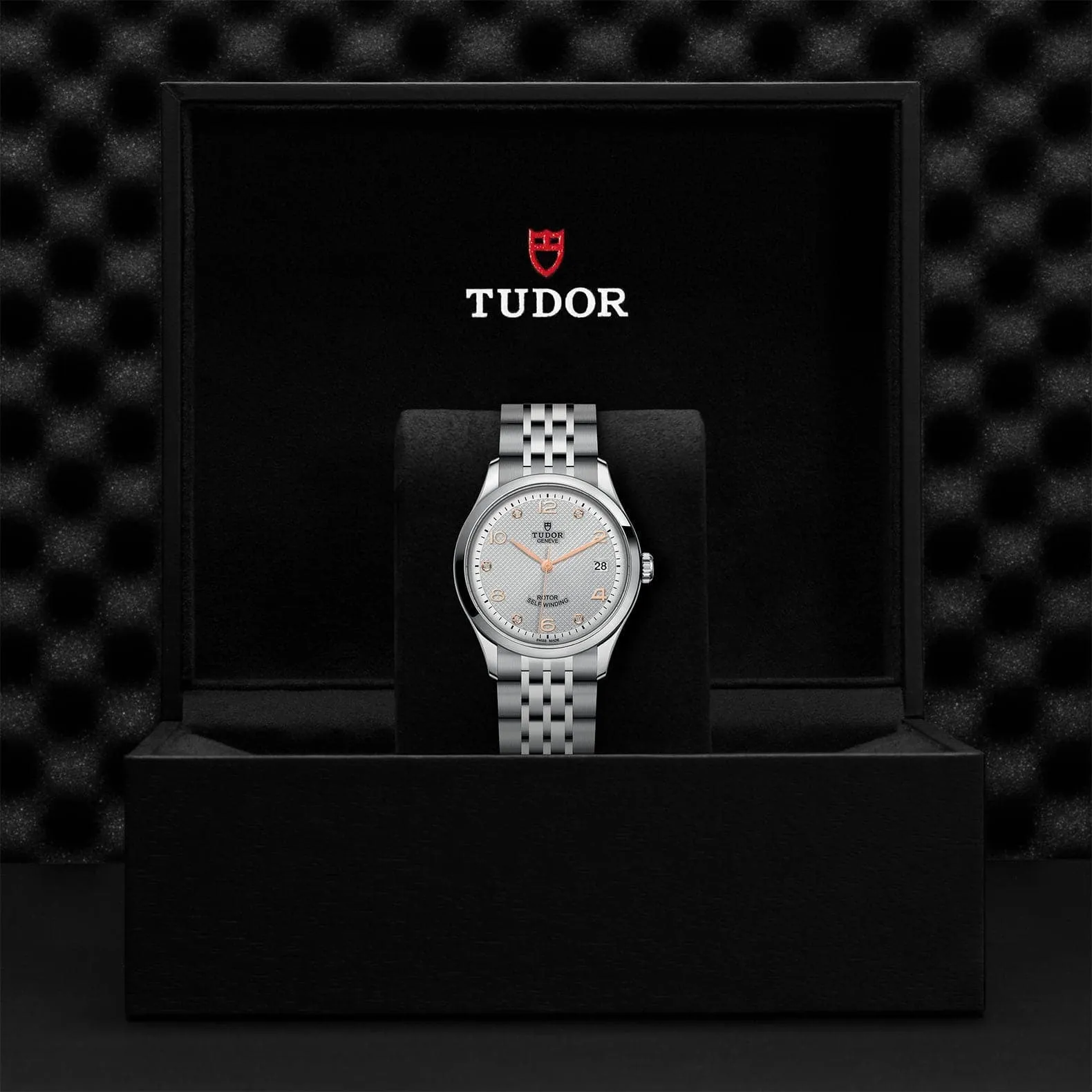 TUDOR 1926 36mm Steel Gray Diamond Dial Watch - M91450-0003