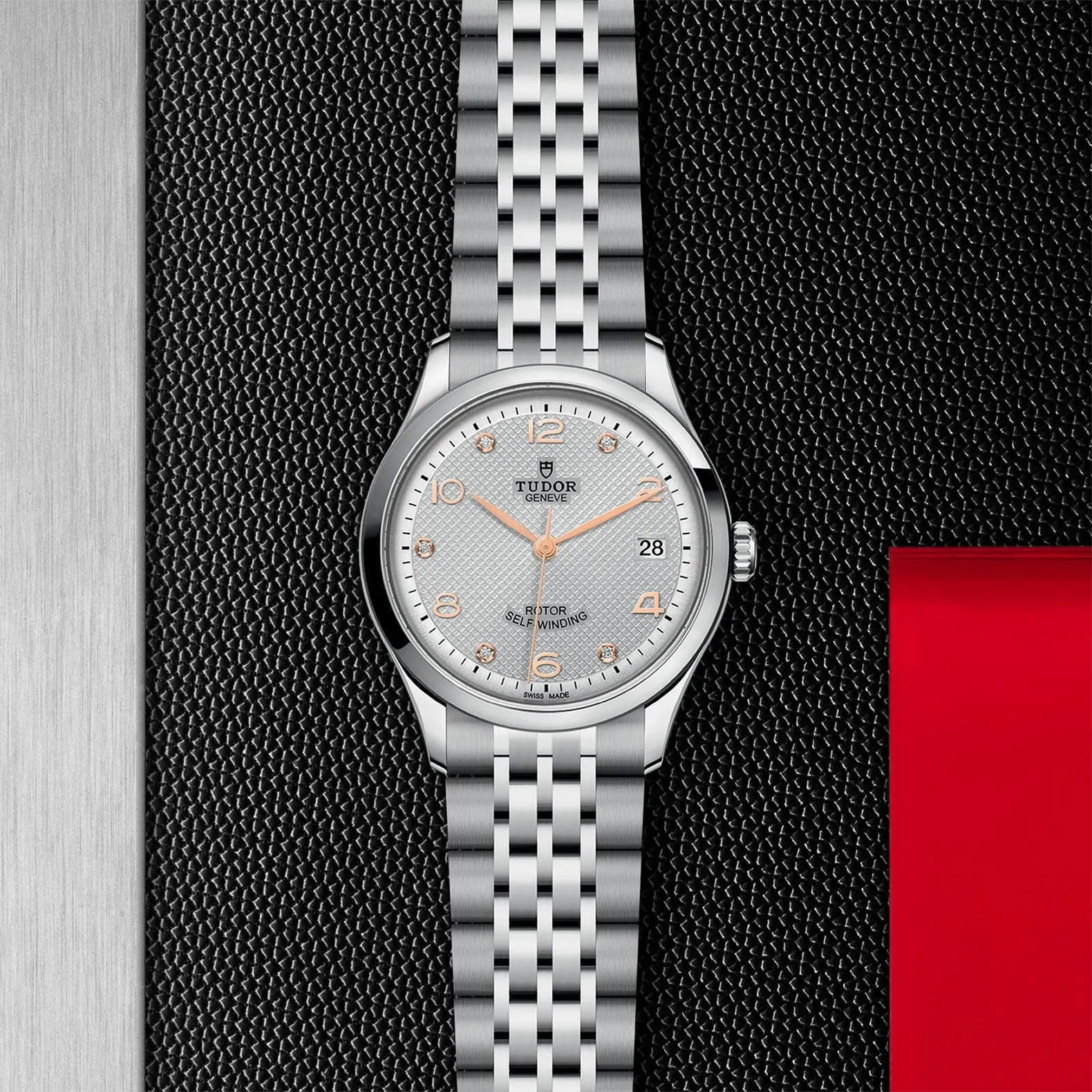 TUDOR 1926 36mm Steel Gray Diamond Dial Watch - M91450-0003