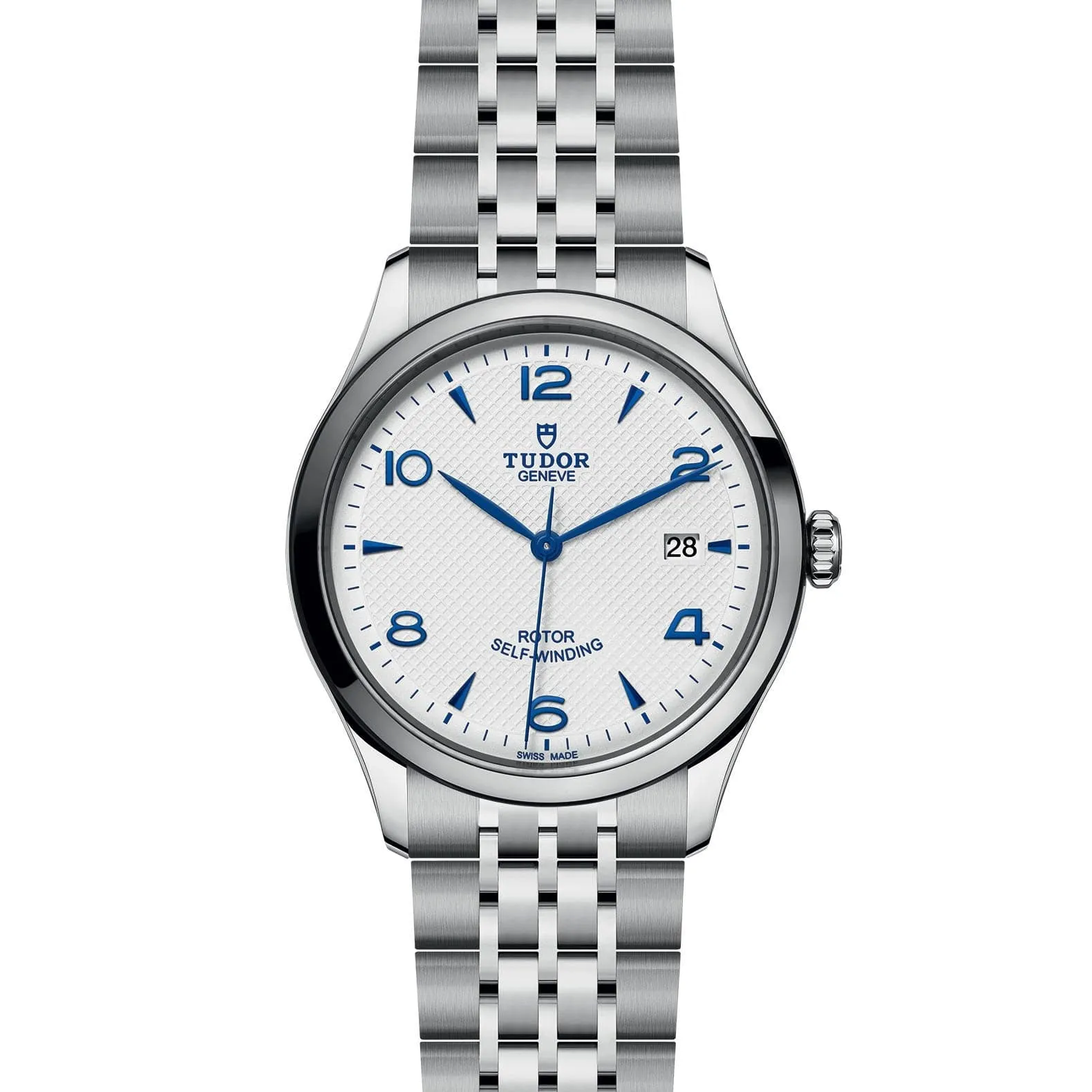 TUDOR 1926 39mm Steel White/Blue Dial Watch - M91550-0005