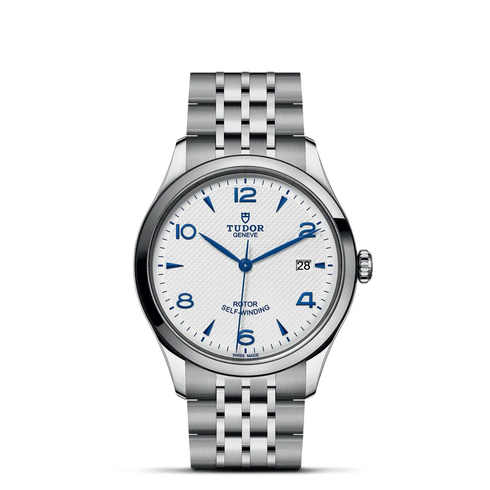 TUDOR 1926 39mm Steel White/Blue Dial Watch - M91550-0005