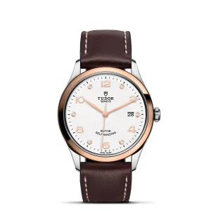 TUDOR 1926 39mm Steel/Gold White Diamond Dial Watch - M91551-0012