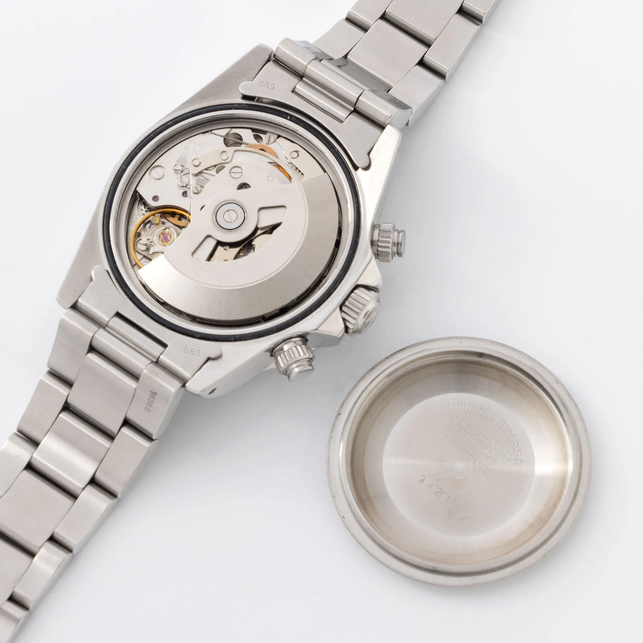 Tudor Big Block Ecole d'Horlogie de Genève “School watch” Silver Dial Ref 94300