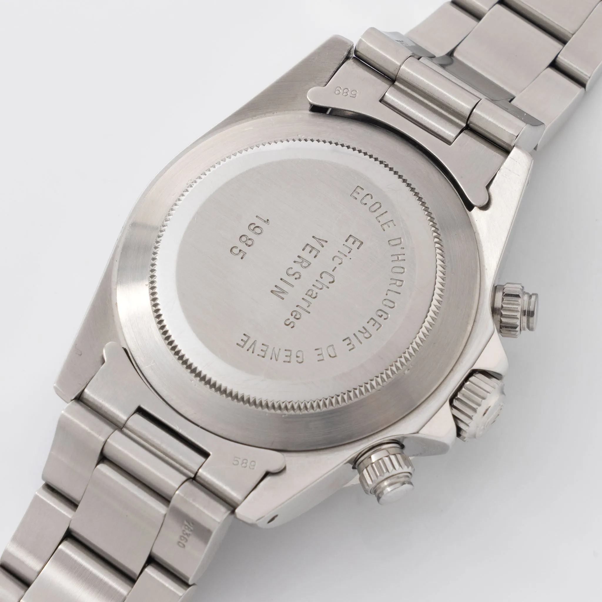 Tudor Big Block Ecole d'Horlogie de Genève “School watch” Silver Dial Ref 94300