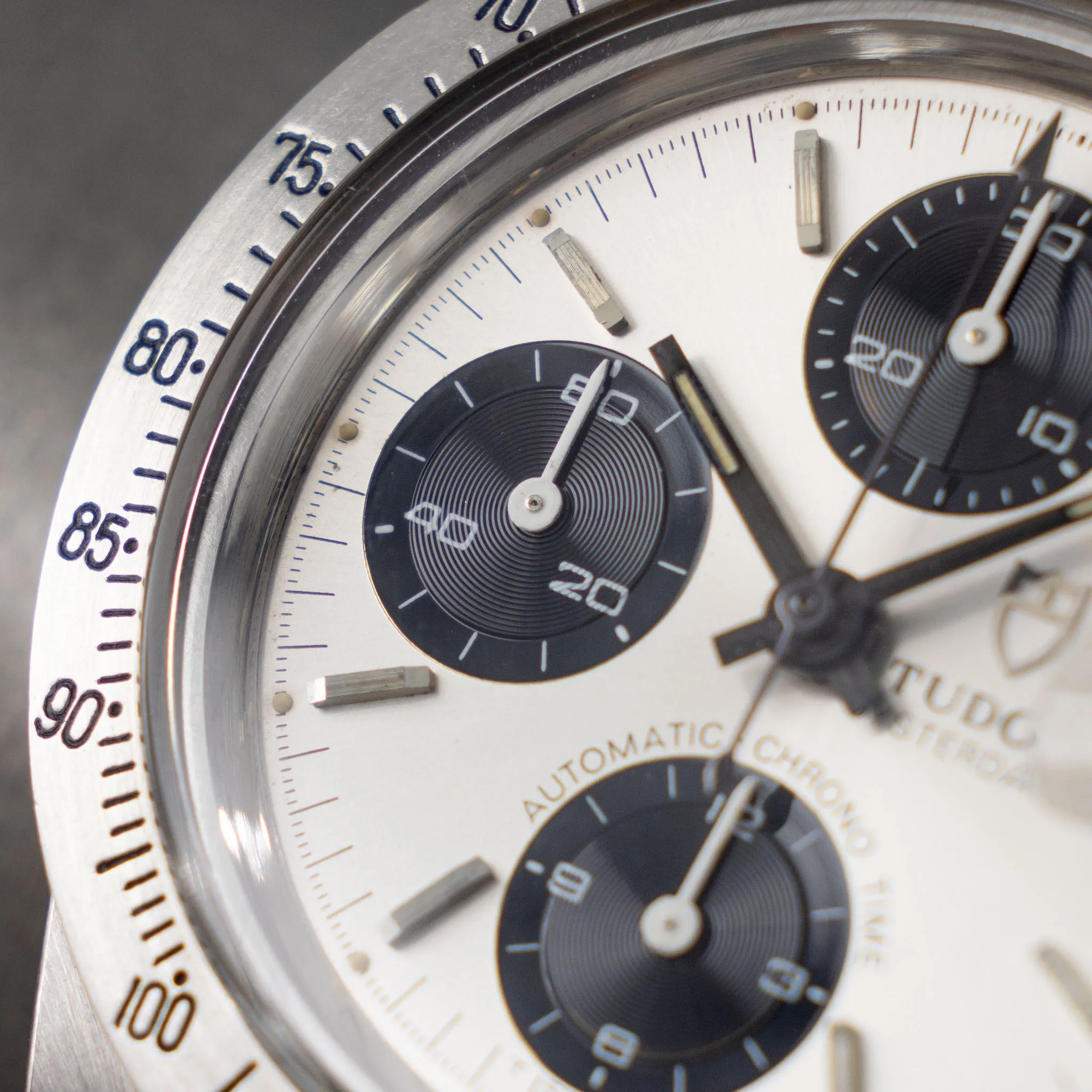 Tudor Big Block Ecole d'Horlogie de Genève “School watch” Silver Dial Ref 94300