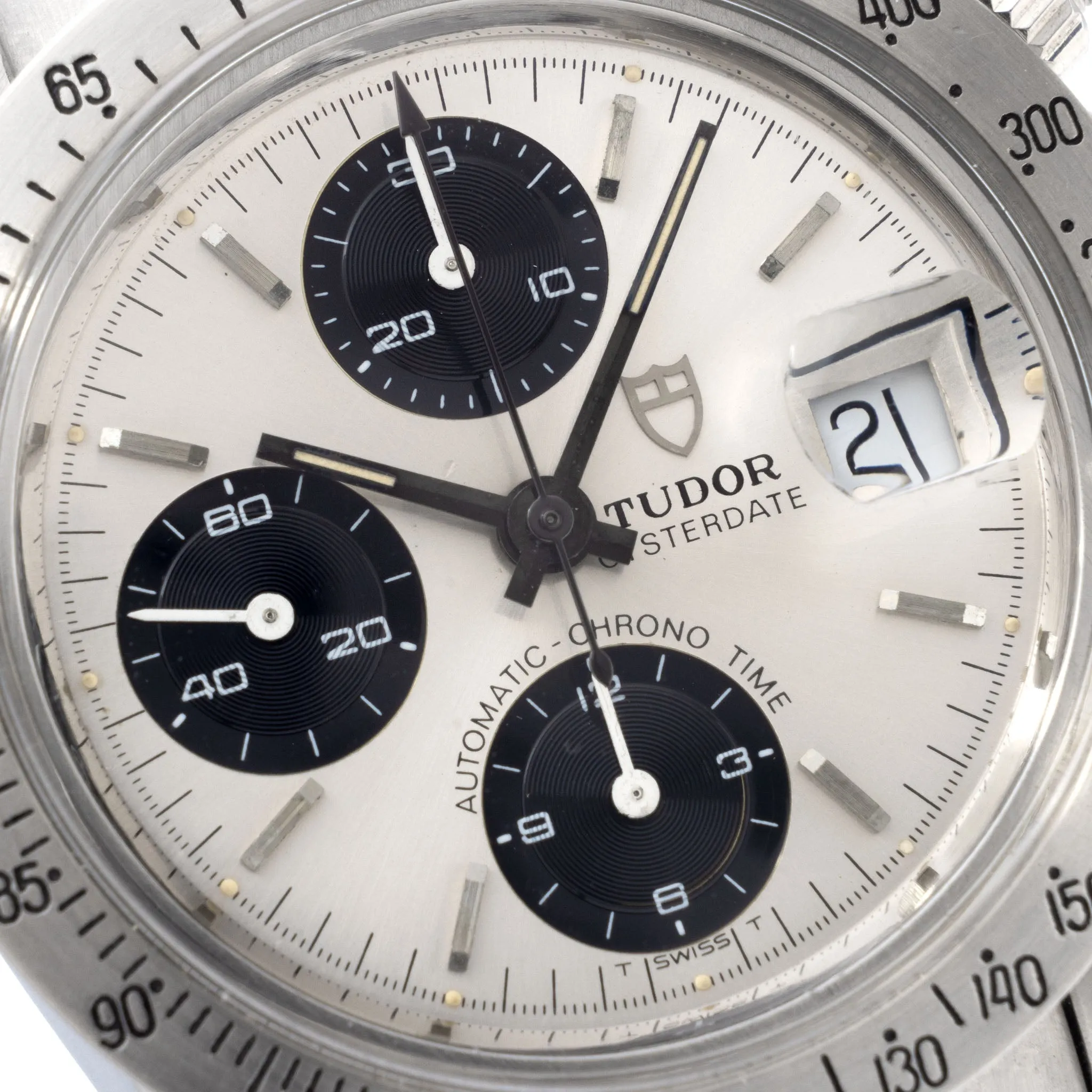 Tudor Big Block Ecole d'Horlogie de Genève “School watch” Silver Dial Ref 94300