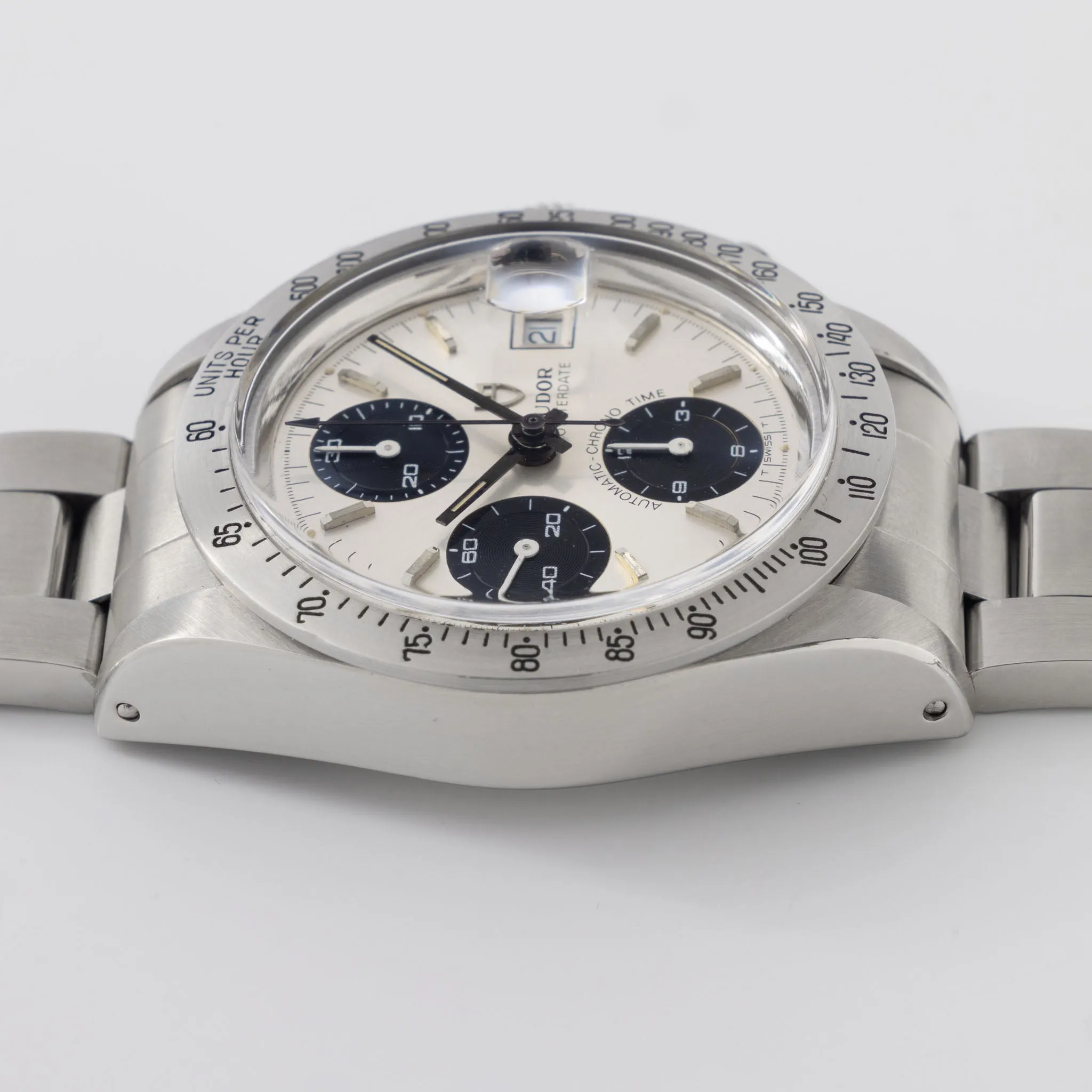 Tudor Big Block Ecole d'Horlogie de Genève “School watch” Silver Dial Ref 94300