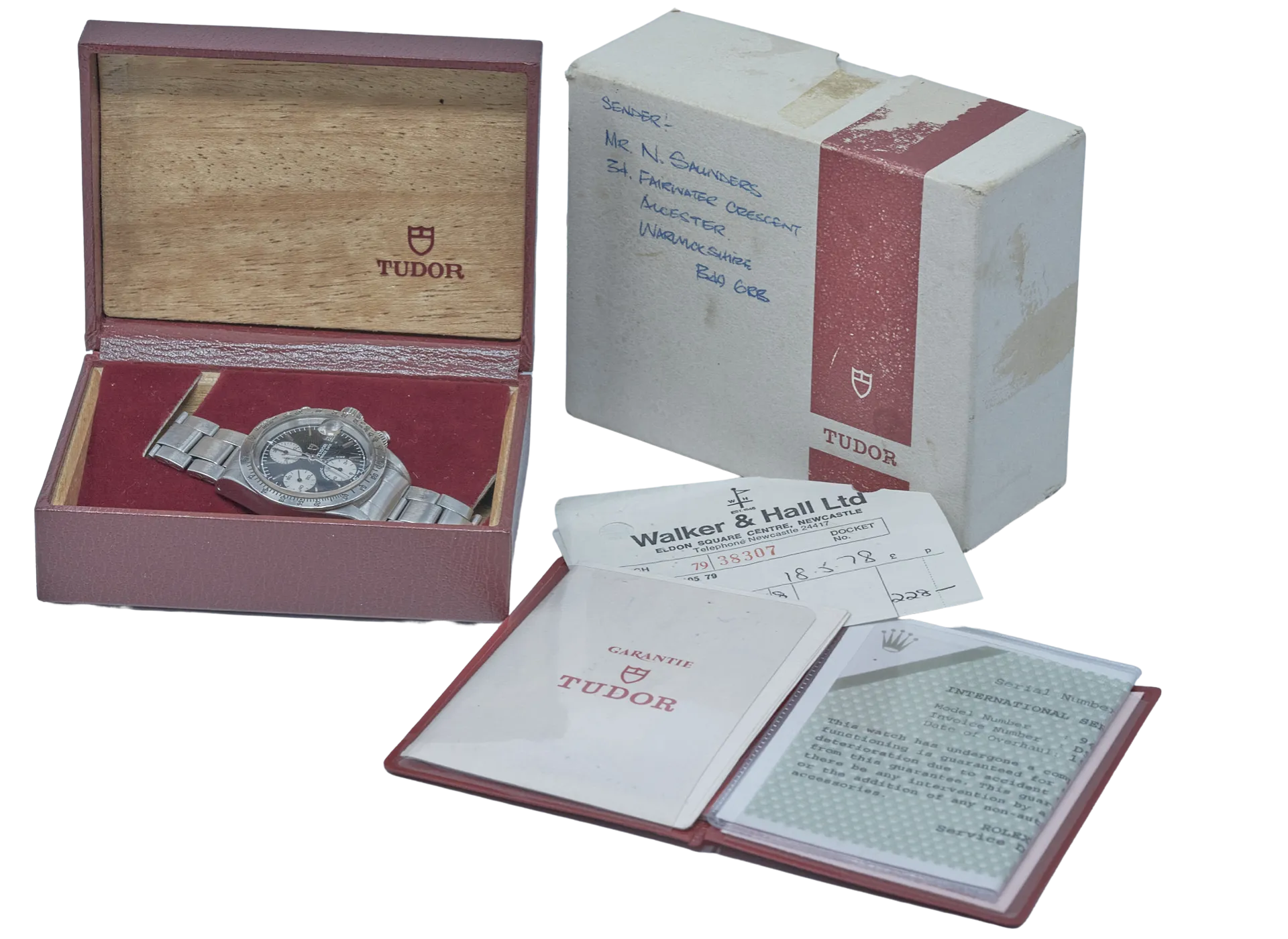 Tudor Big Block, Ref: 94300. Original Box/Papers & Purchase Receipt