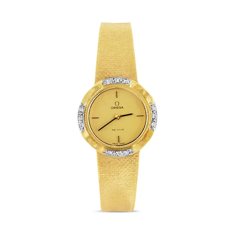 Vintage Diamond Omega De Ville Watch - Pre-owned - 26mm