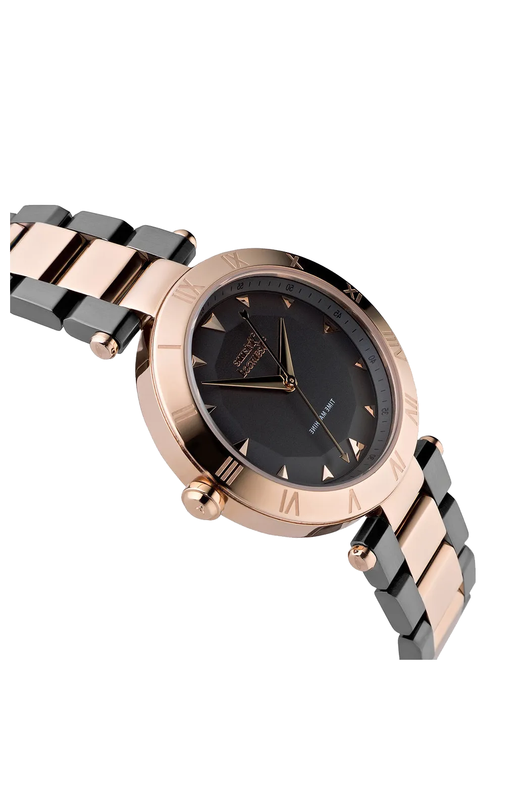 Vivienne Westwood Montagu Black And Rose Gold Tone Ladies Watch
