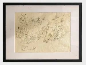 ''Walter Quirt'' Untitled (Surreal Figures) C.1939 Etching- $20K APR w/ CoA!