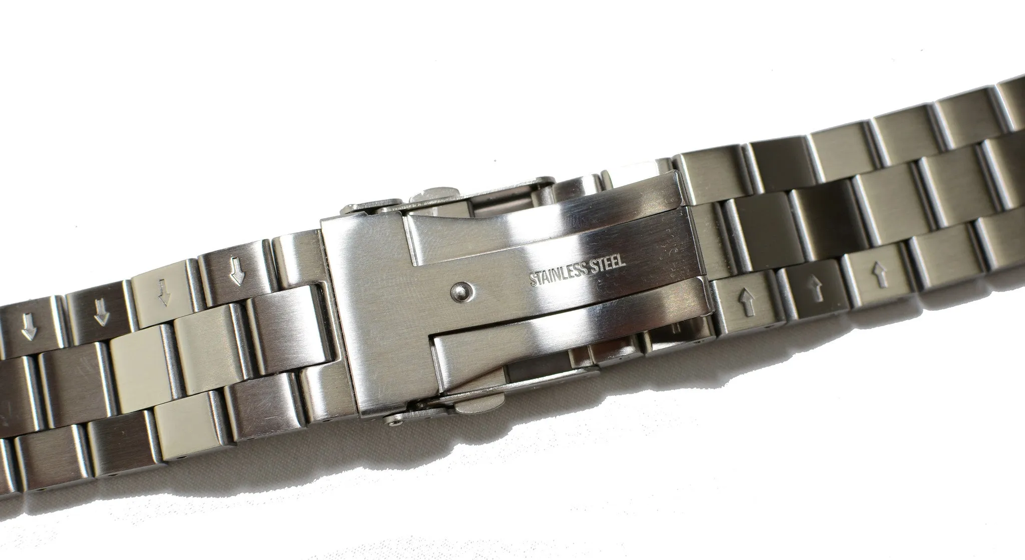 Watch Band- 22mm Silver Stainless Steel (For 44mm and 48mm watch cases)
