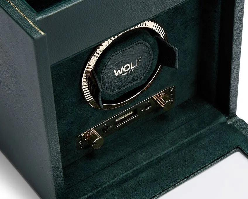 Wolf 1834 British Racing Single Watch Winder With Storage
