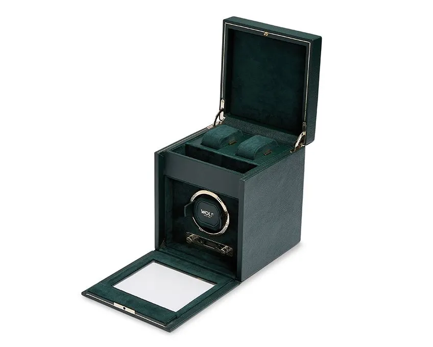 Wolf 1834 British Racing Single Watch Winder With Storage