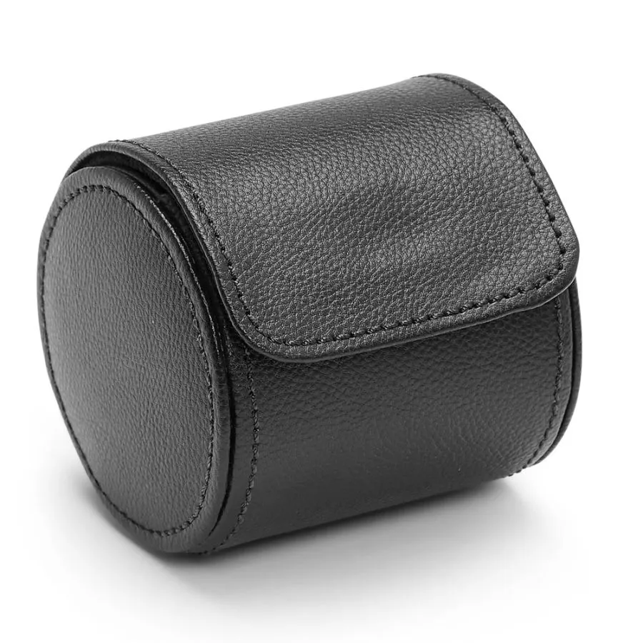 Wolf British Racing Single Watch Roll Black