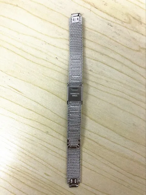 Women Ladies Girl Fashion Smart Band Watch Blood Pressure Heart Rate Monitor Smart Bracelet Fitness Tracker Metal Wristband