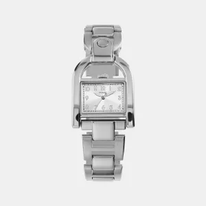 Women Silver Analog Stainless Steel Watch ES5326